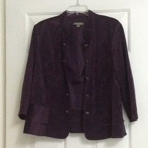 Roz & Ali Crop Courdaroy Jacket